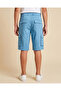 Senior Boys Blue Cargo Pocket Shorts - 2