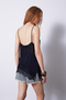 Dressy Tricotated Athlete Top with Lace at the Hem - 4