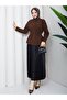 Terikoton Fabric - Corseted Waist with Corset Support - Women's Hijab Shirt - 7