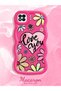 Redmi 10A Compatible Case Camera Protector Red Silicone Couple Phone Case Floral Pattern - 2
