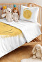 Cute Sun Yellow Children's Room Single Pique Set - Modern 160X220 cm Quilted Bedspread - 2