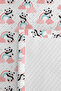 Panda Rainbow Pink Girls' Pique Set-Pastel Cloud Mint Baby Room Bedspread-160X220 cm - 7