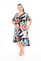 Women's Large Size Licra Dress - 7
