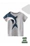 3D Shark Design Boys' T-Shirt Nursery, Kindergarten Children's T-Shirt