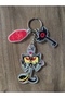 Owl Bag Hazbin Hotel Series Sir Pentious Patterned Acrylic Keychain Bag Ornament - 2