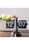 Stainless Steel Retro Flip Over Clock - 5