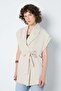 Natür Linen Premium Long Vest 31156 - 2