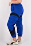 Women Regular Fit Colorblock Sweatpants, Blue - 2