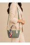 Women's Leather Look Medium Size Hand and Shoulder Bag - 2