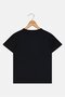 Kids Boy Graphic Print Short Sleeve Outdoor T-Shirt, Black - 3