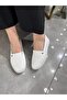 Women's flat shoes with elastic buckle - 3