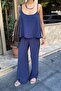 Women's Adjustable Strap Blouse Pants Modal Touch Bottom Top Set - 4