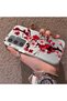 Samsung Galaxy S24 Compatible Silicone Edge Hard Back Case Couple Phone Case with Floral Pattern - 2