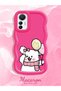 Mi 12 Lite Compatible Case Camera Protector Red Silicone Couple Phone Case Cat Pattern - 2