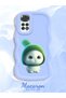 Redmi Note 11S Compatible Case Camera Protector Blue Silicone Couple Phone Case Cute Pattern - 2