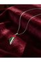 Palestine Map with Flag Inside Silver Color Chain Unisex Strawberry Necklace 44 cm J300037 - 2