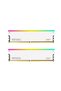 V-color xsky rgb 32gb (2x16gb) ddr5 6400mhz cl32 amd expo white blanket