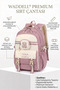 Imported Luxury Quality Accessories 26907 Primary School Middle School Bag Imported Bag with Wallet Detailed Accessories - 3
