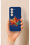 Tecno Spark 40 Pro Compatible Colorful Leaf Pattern Silicone Case