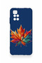 Redmi 10 2022 Compatible Colorful Leaf Pattern Silicone Case - 2