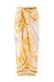 Fridan Drapeli Yellow Swimsuit & Pareo Set of 2 with Adjustable Straps for Slimming Effect - Pareo (145X90 cm) - 6