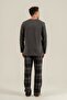 Baba Oğul Explore More Gray Long Sleeve Pajama Set Ar3826-A-V1 - 7