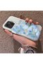 Tecno Spark 40C Compatible Silicone Edge Hard Back Case Couple Phone Case with Floral Pattern - 2