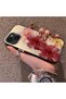 حافظة هاتف متوافقة مع iPhone 15 Plus مصنوعة من السيليكون بحافة صلبة وخلفية صلبة بنمط زهور - 2