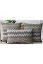 Decorative Cushion Cover, High-Quality Woven Fabric, Combination Pouf Set of 4 - 2