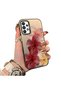 Samsung Galaxy A73 Compatible Silicone Edge Hard Back Case Couple Phone Case with Floral Pattern