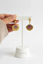 Steel Sea Shell Dangle Earrings