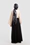 Pile Detailed Linen Trouser Skirt Black - 8