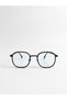 Aura Oval 47 Ekartman Metal Transparent Women Men Unisex Blue Light Protection Screen Glasses Eyewear - 6