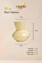Tuscany Imported Handmade Blown Glass 3-Piece Vase Set |   Decorative Object |   Home Gift - 4