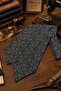 Tukuaz Orange Shawl Pattern Italian Silk Ascot Tie Sac136 - 2
