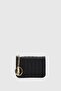 Wowen Weave Leather Charm Card Holder Black - 2