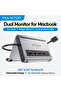 PULWTOP MacBook Docking Station Dual Monitor 4K60Hz with 2 HDMI, PD, Ethernet, USB-A/C 10Gbps, fo... - 7