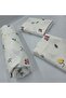 100% Cotton Fabric Elastic Bed Sheet+Pillowcase for Padded Beds Corner Depth 28-30 cm Soft Fabric New Season - 5