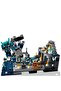 مجموعة مكعبات بناء متوافقة مع العلامات التجارية الشهيرة طراز NO BOX 21246 من سلسلة ألعاب My Pixel World بلون داكن عميق - 6