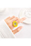 Colorful Mini Finger Watch Stylish Crystal Stone Quartz Ring Watch
