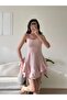 Women's Rope Strap Flounce Mini Dress - 3