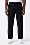 Men's Relaxed Fit Tie-Waist Trousers - Black - 2
