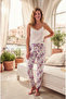 2-Piece Patterned Summer and Spring Cotton Pajama Bottoms - 5