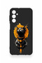 Samsung M34 Compatible Egyptian Cat God Patterned Silicone Case - 2