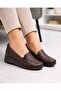 Genuine Leather Full Orthopedic Heel Supported Poly Sole Lightweight Design Women'S-Mother's Shoes - 3