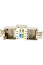 Keystone Module Jacks - CAT6A Shielded Keystone Jack RJ45 Cat 6A Ethernet Module 10 Gbit with Shielded Metal (12PCS) - 4