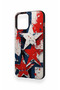iPhone 13 Pro Max Compatible Star Flag Pattern Silicone Case - 4