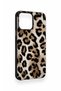 iPhone 13 Pro Max Compatible Leopard Skin Pattern Silicone Case - 4