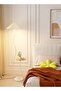 Nordic Atmosphere Floor Lamp Standing Floor Light with Wood Table Brightness Control Lampshade - 3