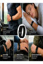 Whoop 5.0 Nylon Band, Adjustable Stretch Sport Band Replacement with Secure Quick-Clip Hardware, Breathable Athletic Wristband for Men and Women - Black with Black Holder - 7
